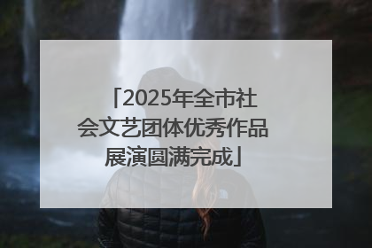 2025年全市社会文艺团体优秀作品展演圆满完成