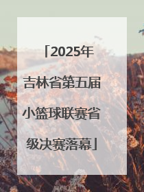 2025年吉林省第五届小篮球联赛省级决赛落幕