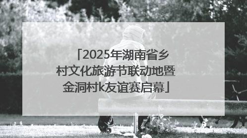 2025年湖南省乡村文化旅游节联动地暨金洞村k友谊赛启幕