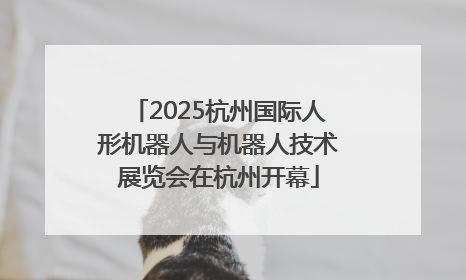 2025杭州国际人形机器人与机器人技术展览会在杭州开幕
