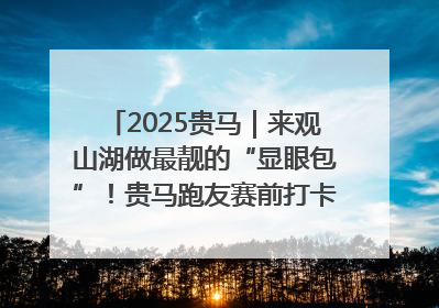 2025贵马｜来观山湖做最靓的“显眼包”！贵马跑友赛前打卡点燃奔跑热情