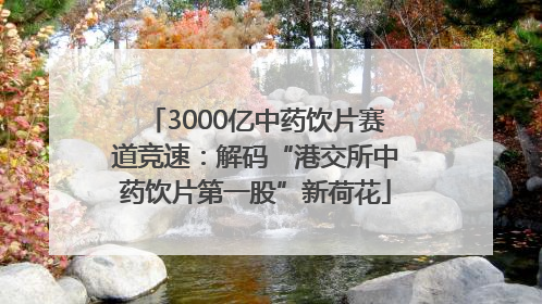 3000亿中药饮片赛道竞速：解码“港交所中药饮片第一股”新荷花