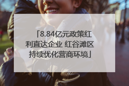 8.84亿元政策红利直达企业 红谷滩区持续优化营商环境