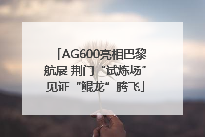 AG600亮相巴黎航展 荆门“试炼场”见证“鲲龙”腾飞