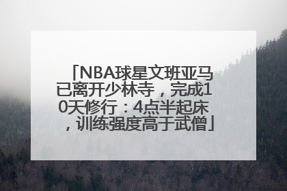 NBA球星文班亚马已离开少林寺，完成10天修行：4点半起床，训练强度高于武僧