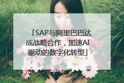 SAP与阿里巴巴达成战略合作，加速AI驱动的数字化转型